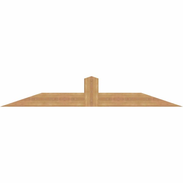 Ekena Millwork Portland Smooth Timber Gable Bracket, Western Red Cedar, 72"W x 12"H x 3 1/2"D x 5 1/2"F, 4/12 Pitch GBW072X12X0406POR00SWR - main